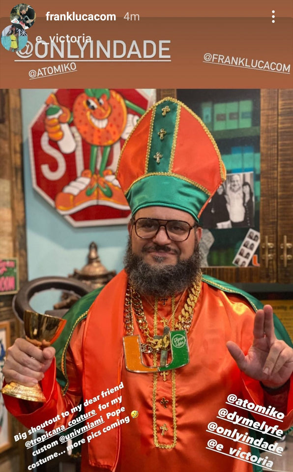 Pope of UM costume 