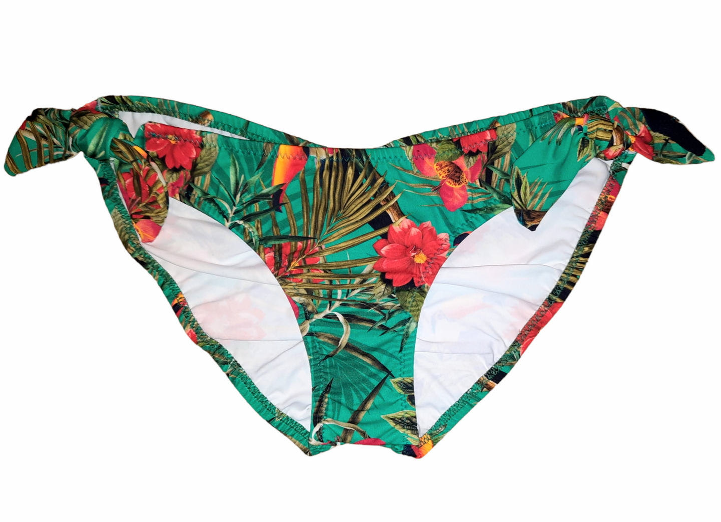 Toucan Jungle Bow Tie-side Bikini Bottom