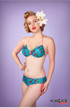 Load image into Gallery viewer, Cherry Bomb Butterfly Halter &amp; Drawstring Hipster
