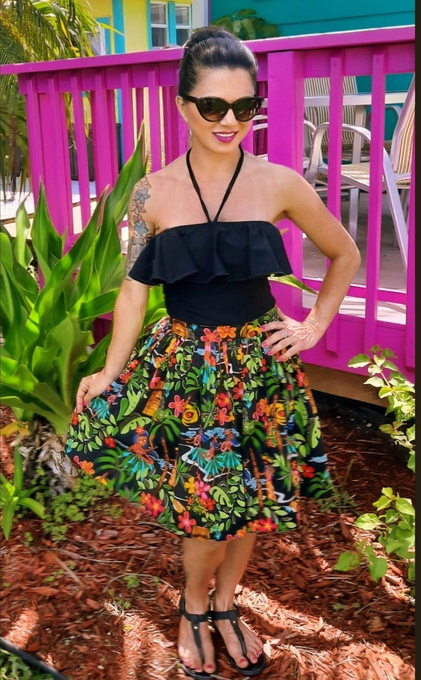 Aloha Full Gathered Skirt