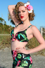 Load image into Gallery viewer, Floral retro swimwear
