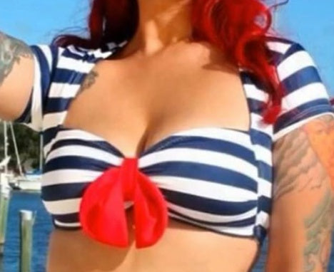 Custom Nautical bikini top