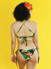 Load image into Gallery viewer, Lilies Scoop Tie Monokini Swimsuit.

