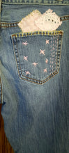Load image into Gallery viewer, Upcycled/Repurposed/Shabby Chic/Patchwork Jeans/Gap Jeans
