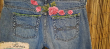 Load image into Gallery viewer, Upcycled/Repurposed Jeans/Ambercrombie Jeans/Patcwork Jeans
