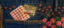 Load image into Gallery viewer, Upcycled/Recycled Levi&#39;s Denim Shorts/Patchwork
