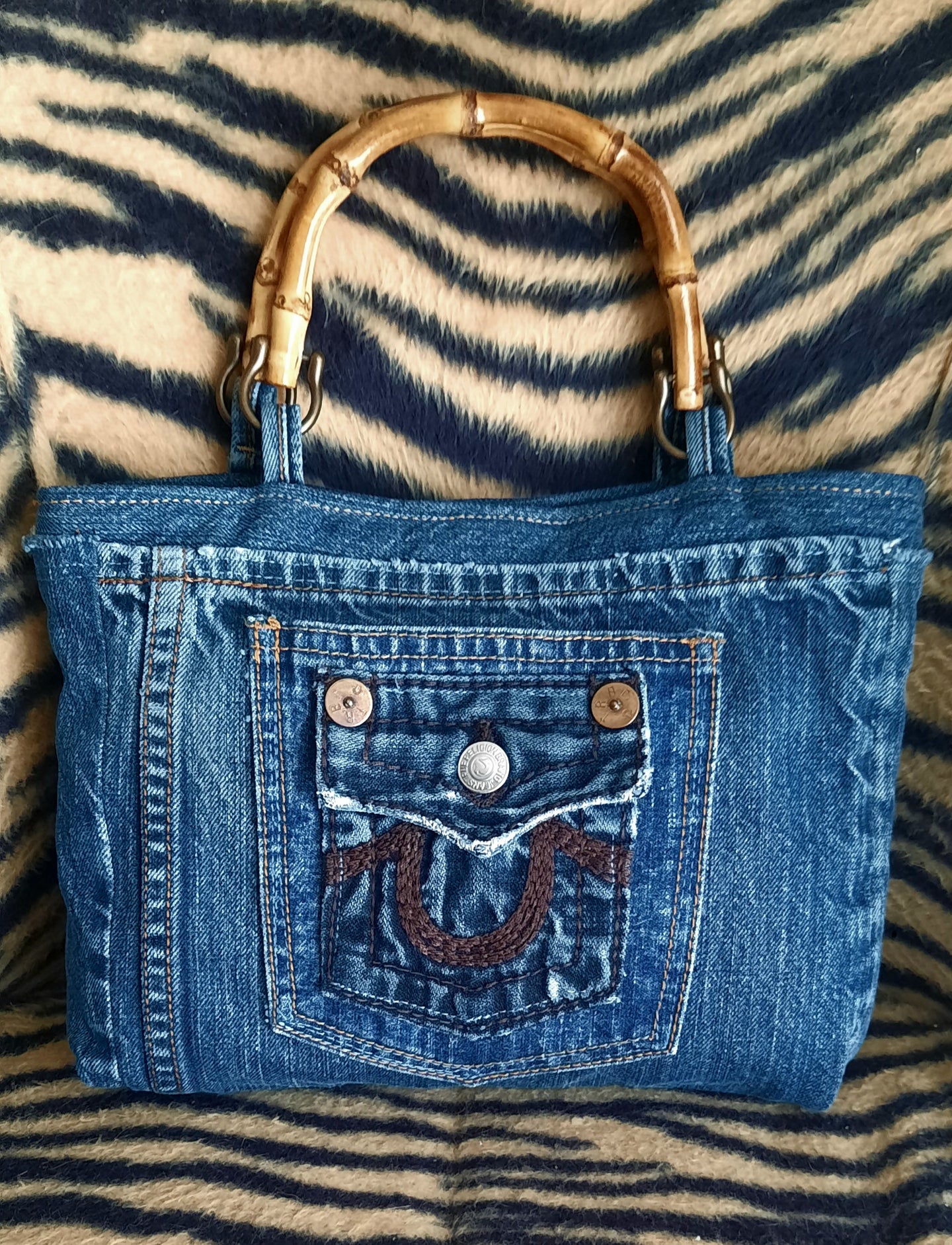 Upcycled Denim Handbag