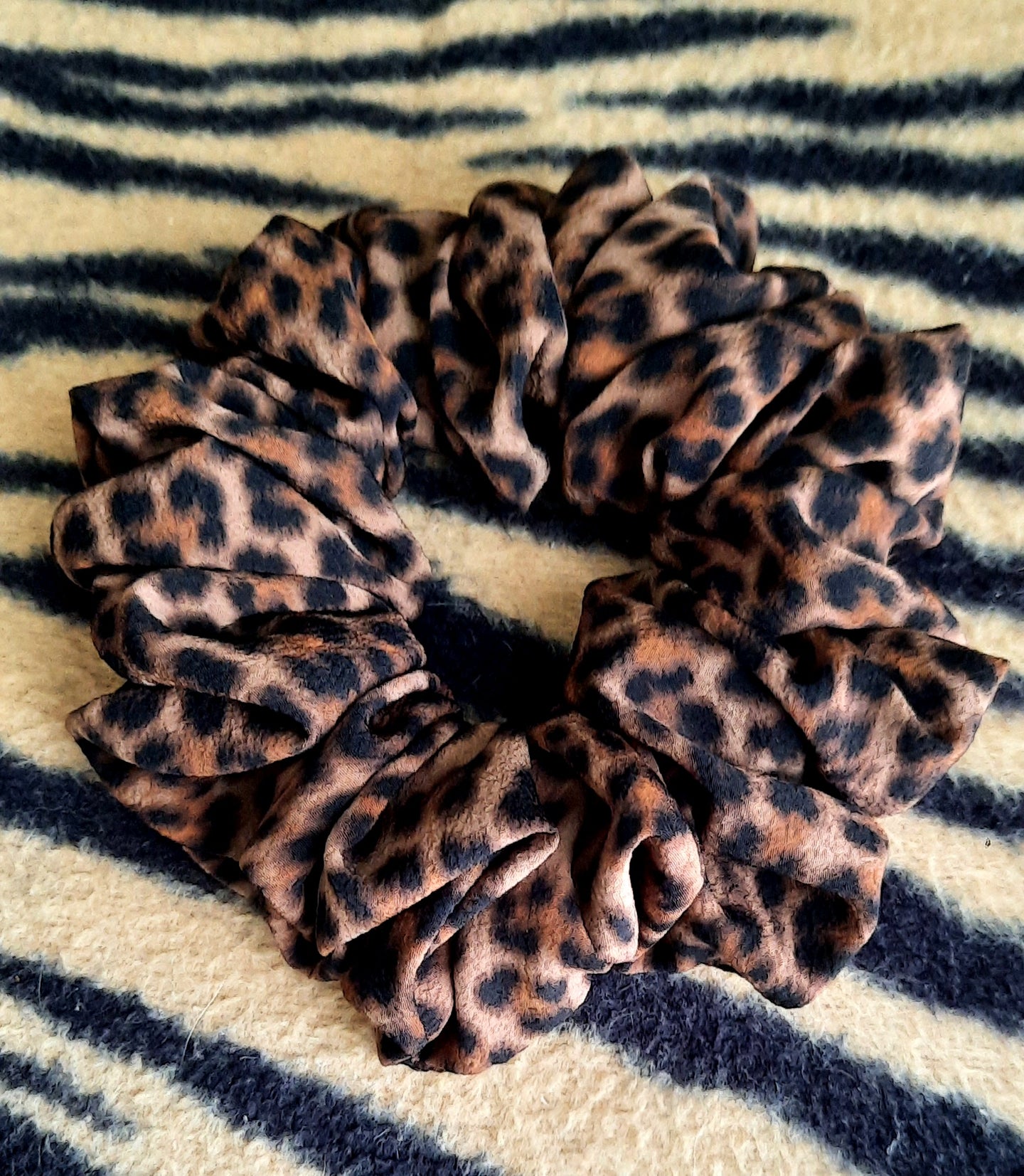 Leopard print Hair Scrunchie