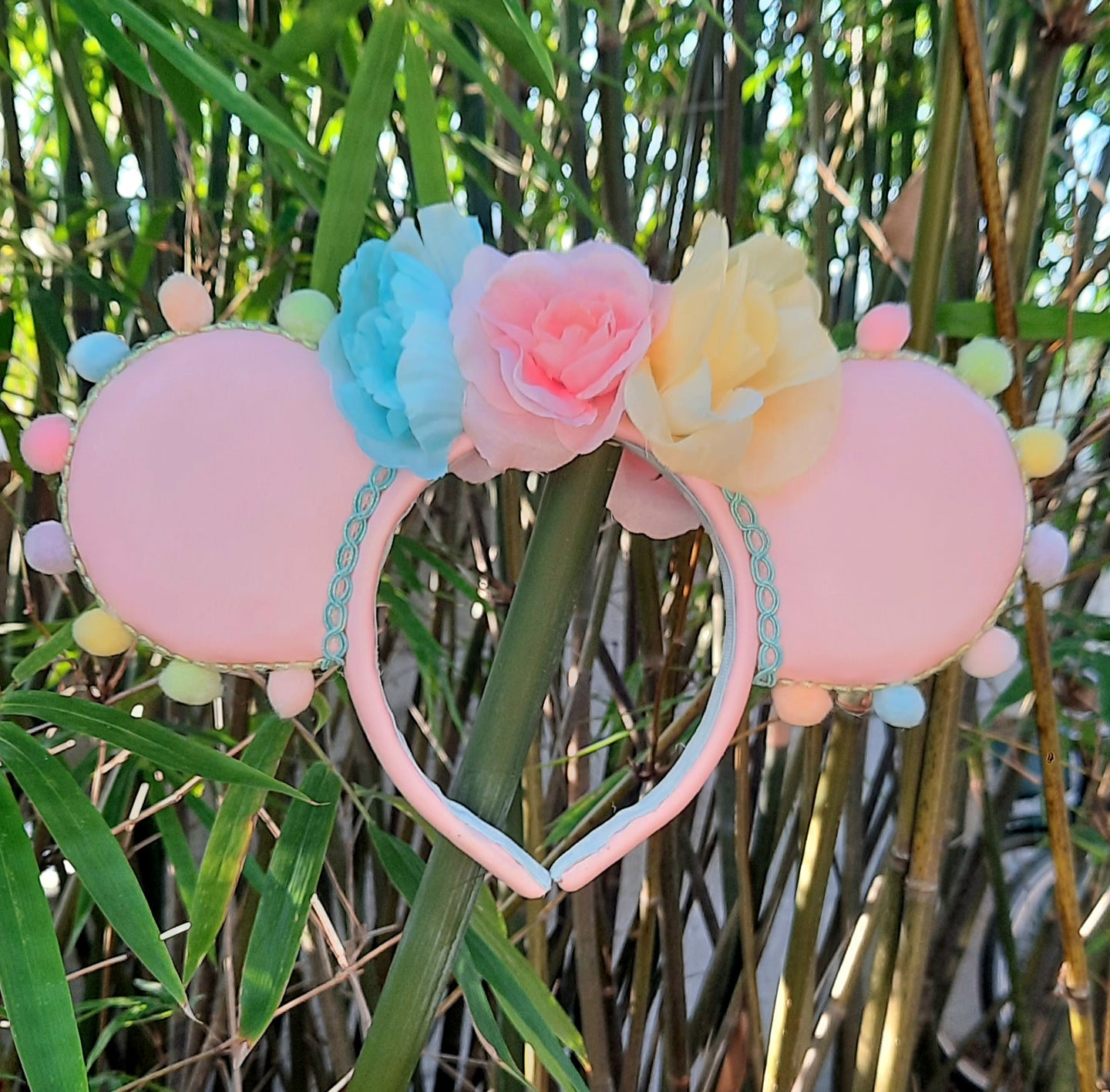 Roses & Pom-Pom Mouse Ears