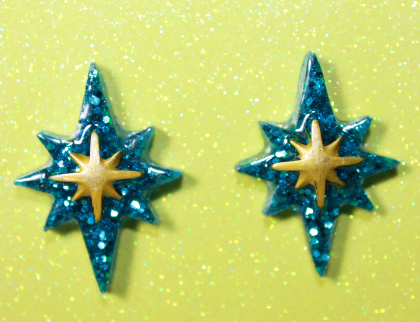 Starburst Skyliner Diner Retro inspired Earrings