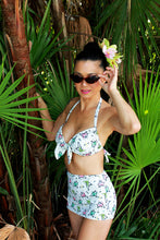 Load image into Gallery viewer, Boomerang print vintage inspired bikini
