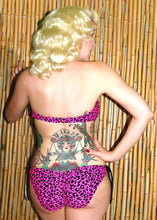 Load image into Gallery viewer, Bedrock Betty Ring Bandeau Monokini Swimsuit

