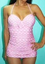 Load image into Gallery viewer, Polka dot dress swimsuit
